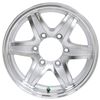 Aluminum Lynx Trailer Wheel - 15" x 6" Rim - 6 on 5-1/2 - Silver Aluminum Wheels,Boat Trailer Wheels LHSL311