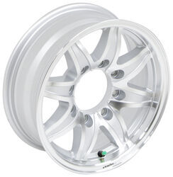 Aluminum Lynx Trailer Wheel - 16" x 6" Rim - 8 on 6-1/2 - Silver - LHSL513