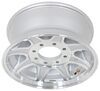 wheel only aluminum lynx trailer - 17-1/2 inch x 6-3/4 rim 8 on 6-1/2 silver