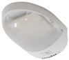 dome light 7-1/4l x 4-1/3w inch custer 9-led interior w/ wire pigtail - on/off toggle switch surface mount white base