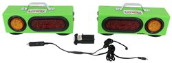 Custer Lite-It Wireless LED Agricultural Tow Lights - Magnetic - 7-Way Blade Connector - Green - LIW-AGKIT-SG