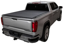 Lomax Hard Tonneau Cover - Folding - Aluminum - Black Diamond Mist                                  