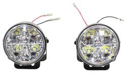 Optronics LED Off-Road Mini Light Kit - Waterproof - 4 Diodes - Round - Qty 2 - LS204RW
