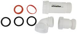 UniGuard Waterless P-Trap for RV Sewer Systems - 1-1/2" FPT - ABS Plastic - White - LSB24FR