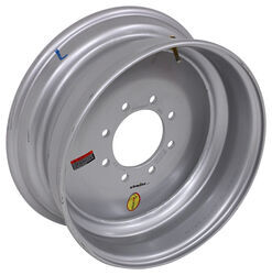 Taskmaster Solid Center Wheel w/ -0.19 Offset - 17-1/2" x 6-3/4" Rim - 8 on 6-1/2 - Silver - TA45ZR