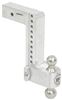 180 Hitch 2-Ball Mount w/ Stainless Balls - 2-1/2" Hitch - 10" Drop, 11" Rise - 14.5K