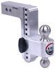 weigh safe trailer hitch ball mount adjustable drop - 8 inch rise 9 ltb8-25