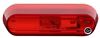Peterson Thin Line Clearance or Side Marker Trailer Light - Incandescent - Oval - Red Lens Surface Mount M136R