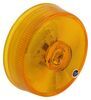 clearance lights 2-1/2 inch diameter peterson piranha led and side marker trailer light - 5 diodes round amber lens