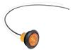 clearance lights rear side marker peterson piranha mini led or light w/ grommet - 1 diode round amber lens