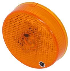 Peterson LED Clearance or Side Marker Trailer Light w/ Reflector - 1 Diode - Round - Amber Lens - M175A