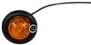 clearance lights rear side marker peterson led mini and trailer light w/ grommet - 1 diode round amber lens