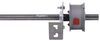 single ramp spring conventional door for 7' wide enclosed trailer - 80-lb capacity