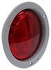 tail lights 5-1/2 inch diameter peterson led trailer light - stop turn 1 diode round gray flange red lens