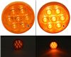 LumenX LED Trailer Front and Rear Turn Signal Light - Weatherproof - 7 Diodes - Round - Amber Lens 4 Inch Diameter M826A-7