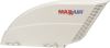 roof vent maxxair fanmate rv and trailer cover - 25 inch x 18-1/8 10-1/4 white