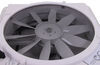 vent plastic maxxfan roof w/ 12v fan - manual lift 4 speed white