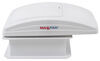vent 12v fan reversible maxxfan deluxe roof w/ and thermostat - manual lift 10 speed white