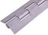 piano hinge 72 inch long 3 wide continuous - 6' 1/2 pin diameter steel