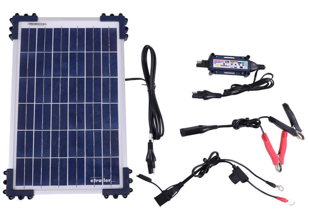 OptiMate Solar Duo Roof Mount Solar Charging System with