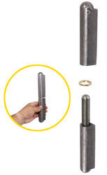 Weld-On Hinge with Brass Bushing - Steel - 10-1/4" Long - 3/4" Pin Diameter - MA59ZR