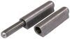 barrel hinge 10-1/4 inch long weld-on with brass bushing - steel 3/4 pin diameter