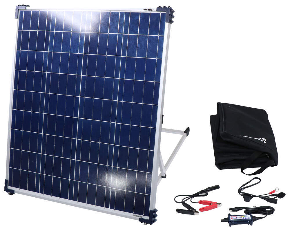 OptiMate Portable Solar Panel with Controller - 80 Watt Solar Panel - MA66JR