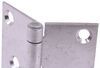 butt hinge 3 inch long w/ non-removable pin - 6 hole x 3/16 stainless steel