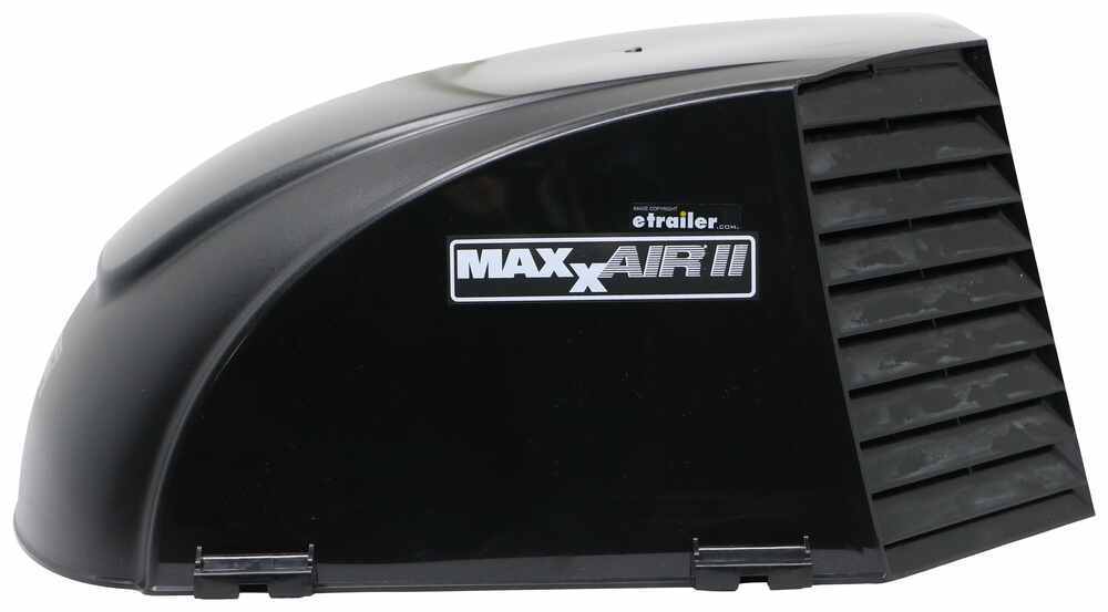 Opaque Maxxair II Deluxe Large Vent Cover in BLACK RV Trailer NEW - 2-PACK