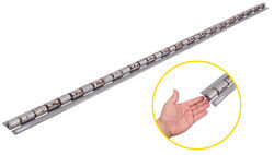 3" Wide Continuous Hinge - 6' Long - 5/8" Pin Diameter - Steel