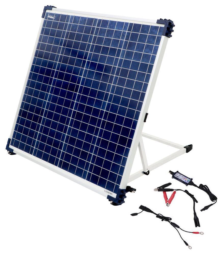 OptiMate Portable Solar Panel with Controller - 60 Watt Solar Panel - MA96JR