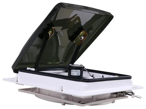 MAXXFAN PLUS 00-07500K - Smoke Lid, Electric Opening, Remote, Rain Shield —  Vanlife Conversions