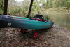 0  canoe fishing kayak cart in use