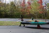 0  canoe fishing kayak cart malone traverse heavy duty kayak/canoe with flat-free tires - bunk style 250 lbs