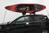 2023 kia seltos  canoe kayak paddle board factory bars oval round square malone foldaway-5 and sup roof rack w/ tie-downs - j-style folding clamp on