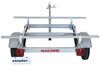 roof rack on wheels 4-1/2w x 11l foot malone ecolight sport trailer - 58 inch crossbars 400 lbs