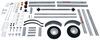 malone trailers roof rack on wheels crossbar style ecolight sport trailer - 58 inch crossbars 400 lbs