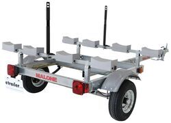 Malone EcoLight Sport Trailer with Post Style Carrier for 4 Kayaks - 400 lbs - MAL63FR