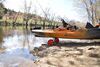 0  canoe fishing kayak cart malone xpress trx with flat-free tires - scupper style 250 lbs