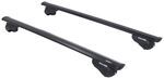 Malone AirFlow2 Roof Rack - Aero Crossbars - Raised Side Rails - Aluminum - 50" Long - Black   