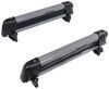 roof rack fixed malone liftline ski and snowboard carrier - locking 3 pairs of skis or 2 boards