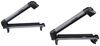 roof rack clamp-on malone liftline ski and snowboard carrier - locking 3 pairs of skis or 2 boards