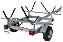 Malone EcoLight Sport Trailer with J-Style Carriers for 2 Kayaks - 400 lbs - MAL93FR