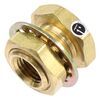 adapter fittings 1/4 inch - female npt mb sturgis propane bulkhead w/ nut and lockwasher x