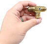 adapter fittings mb sturgis propane fitting - 3/8 inch male flare tee 45 degree qty 1