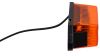 clearance lights non-submersible mini trailer or side marker light - incandescent rectangle amber lens