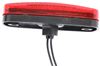clearance lights optronics trailer or side marker light w/ reflector - incandescent black base red lens
