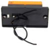 optronics trailer lights clearance non-submersible or side marker light w/ reflex reflector - rectangle amber lens