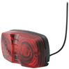 clearance lights non-submersible double bullseye trailer side marker light two-bulb - red
