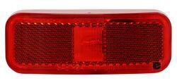 Optronics Trailer Clearance or Side Marker Light w/ Reflex Reflector - Incandescent - Red Lens - MC44RB